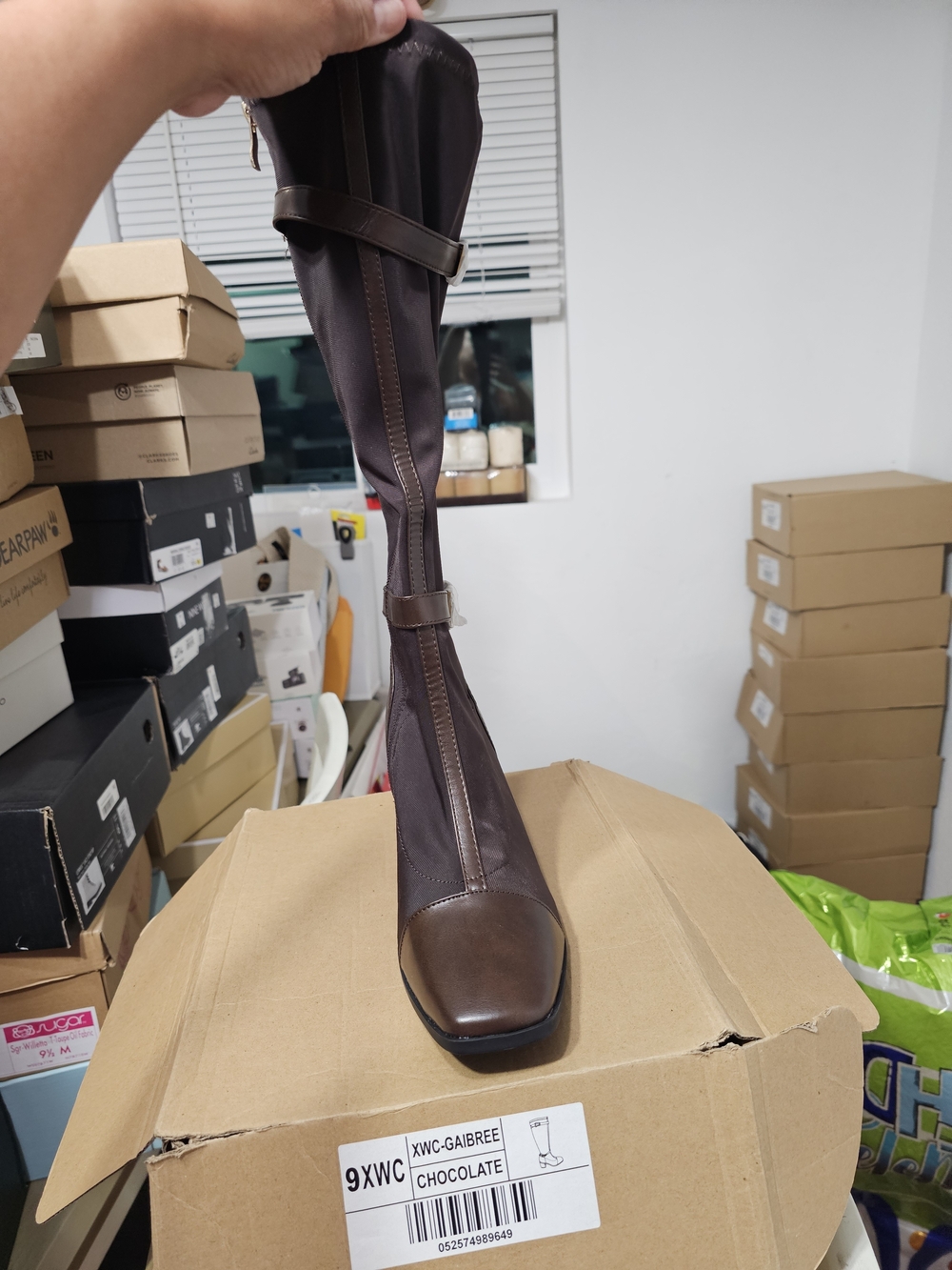 Journee Collection Chocolate Over-the-Knee Zip Boot